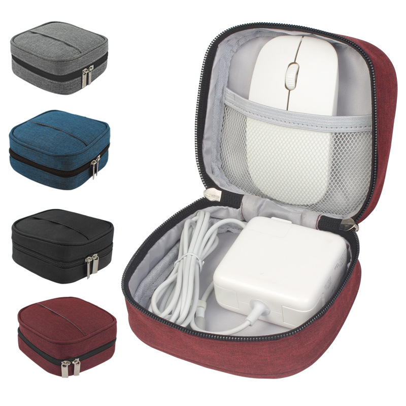 Digital Organizer Bag for Apple laptop Adapters, Power Supplies, Data Cables, Earphones, and Mouse