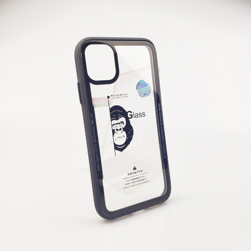 Transparent Tempered Glass Phone Case