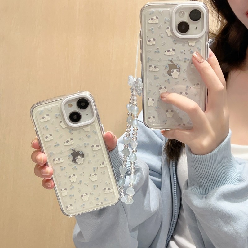 Transparent Dog Cartoon Phone Case