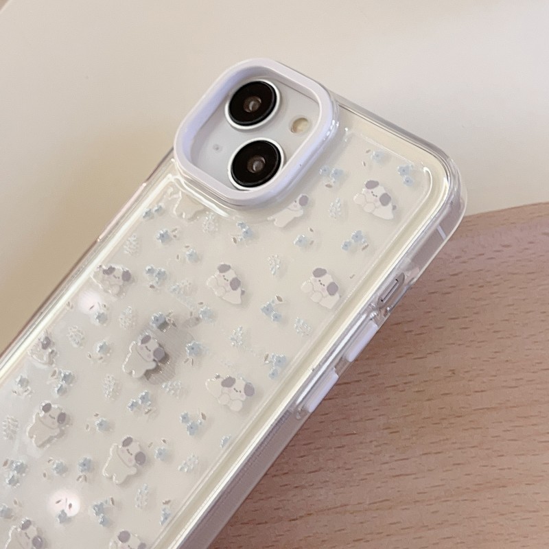 Transparent Dog Cartoon Phone Case