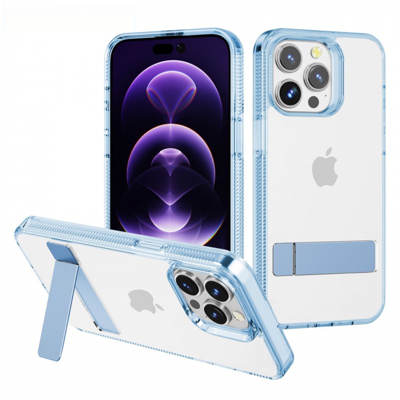 Transparent Phone Case with Anti-Drop, Magnetic Suction Bracket