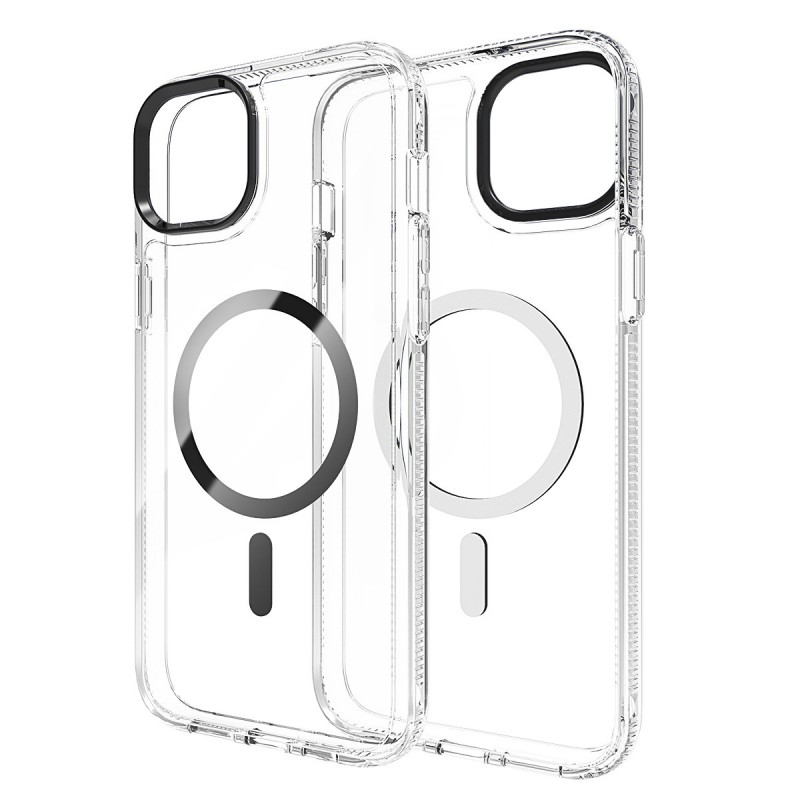 Magnetic Suction, Anti-Drop, and Wear-Resistant Transparent Phone Case