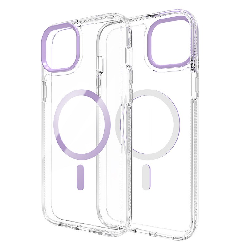 Magnetic Suction, Anti-Drop, and Wear-Resistant Transparent Phone Case