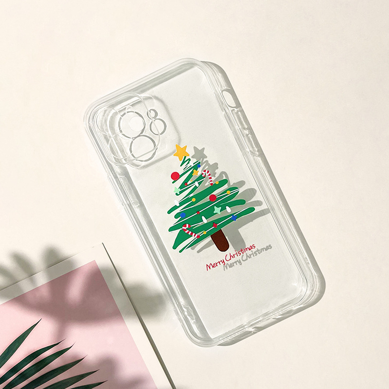 Christmas Tree Transparent Full Coverage Phone Case