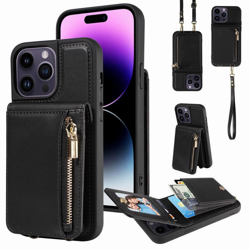 Fashionable Accordion-style Crossbody Phone Case with Card Slots