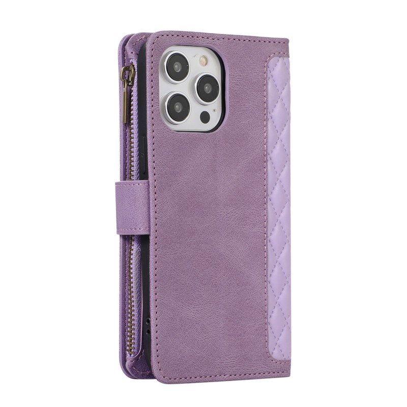 Flip Cover Protective Leather Case with Crossbody Strap, Wrist Strap, and Wallet Design