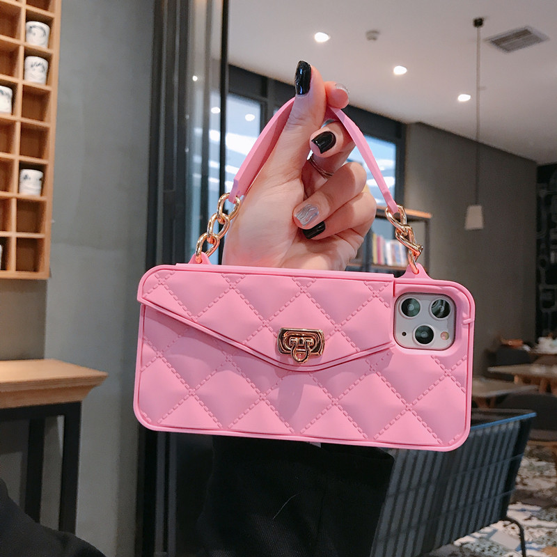 Crossbody Silicone Wallet Phone Case  