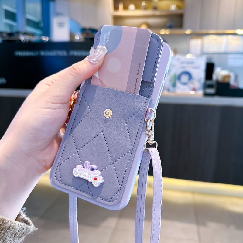 Bear-shaped Coin Purse Crossbody Phone Case