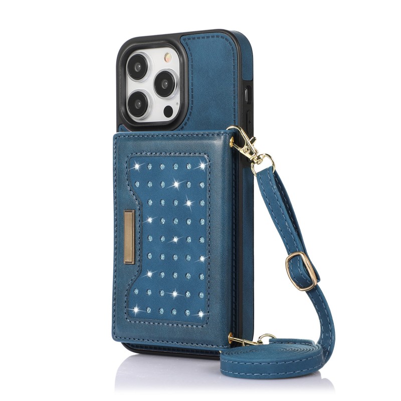 Back Cover Style Crossbody Card Slot Anti-theft Phone Case