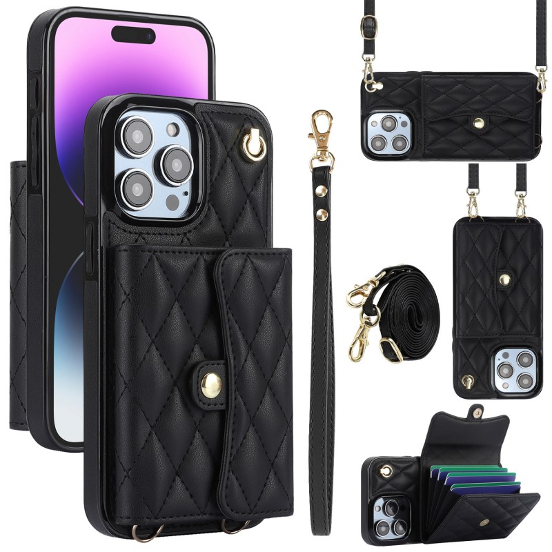 Crossbody Card Slot Phone Case Suitable for Apple