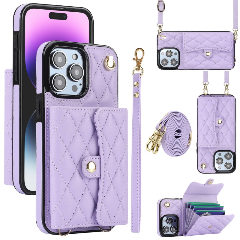 Crossbody Card Slot Phone Case Suitable for Apple