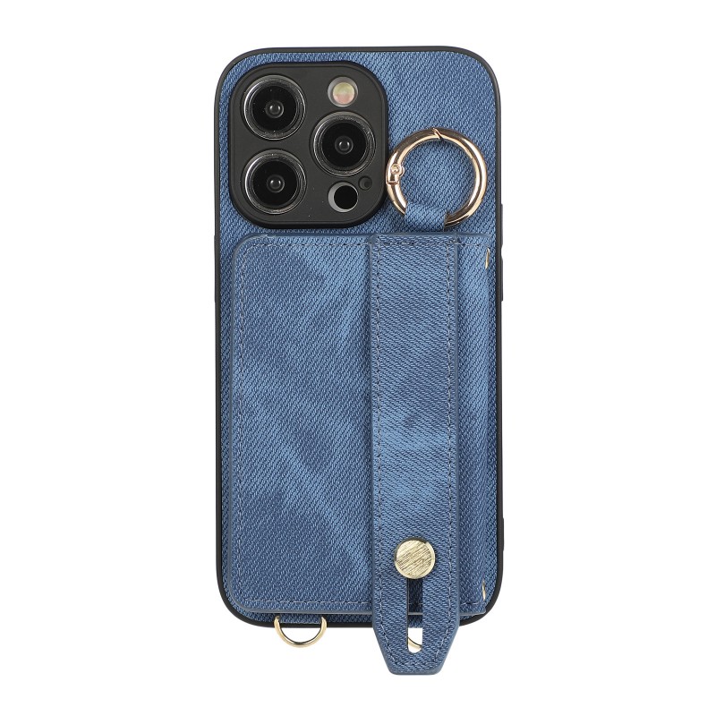 Suitable for Crossbody iPhone Case with Wrist Strap, Card Slot