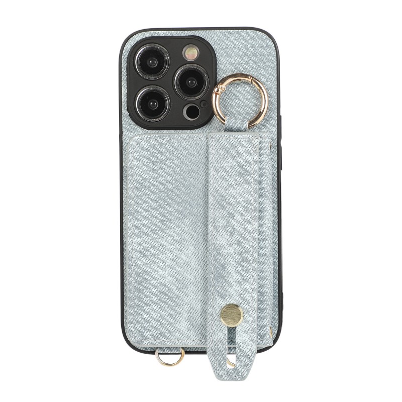 Suitable for Crossbody iPhone Case with Wrist Strap, Card Slot