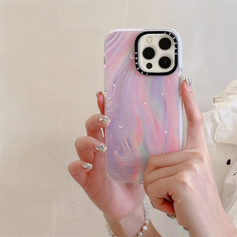 Starry Sky Colorful Phone Case with Anti-Drop Feature