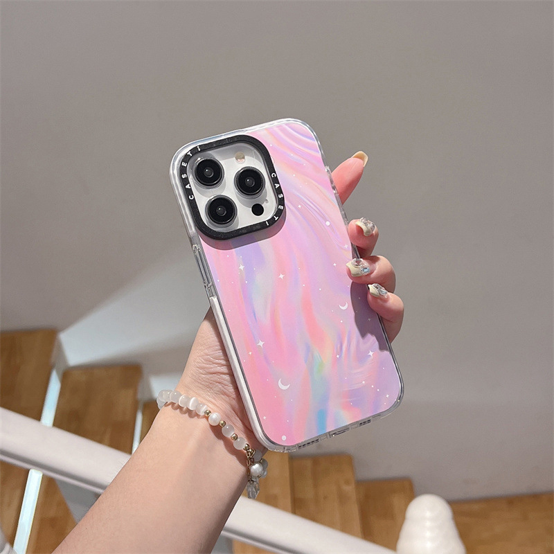 Starry Sky Colorful Phone Case with Anti-Drop Feature