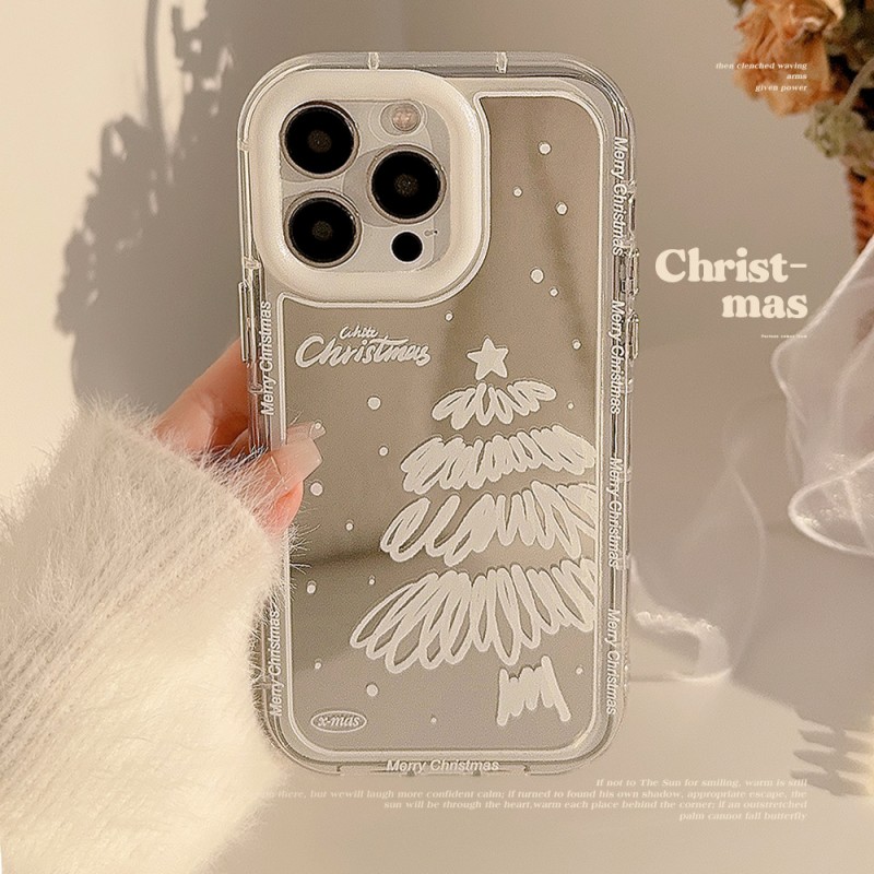 Snow White Christmas Tree Mirror Phone Case