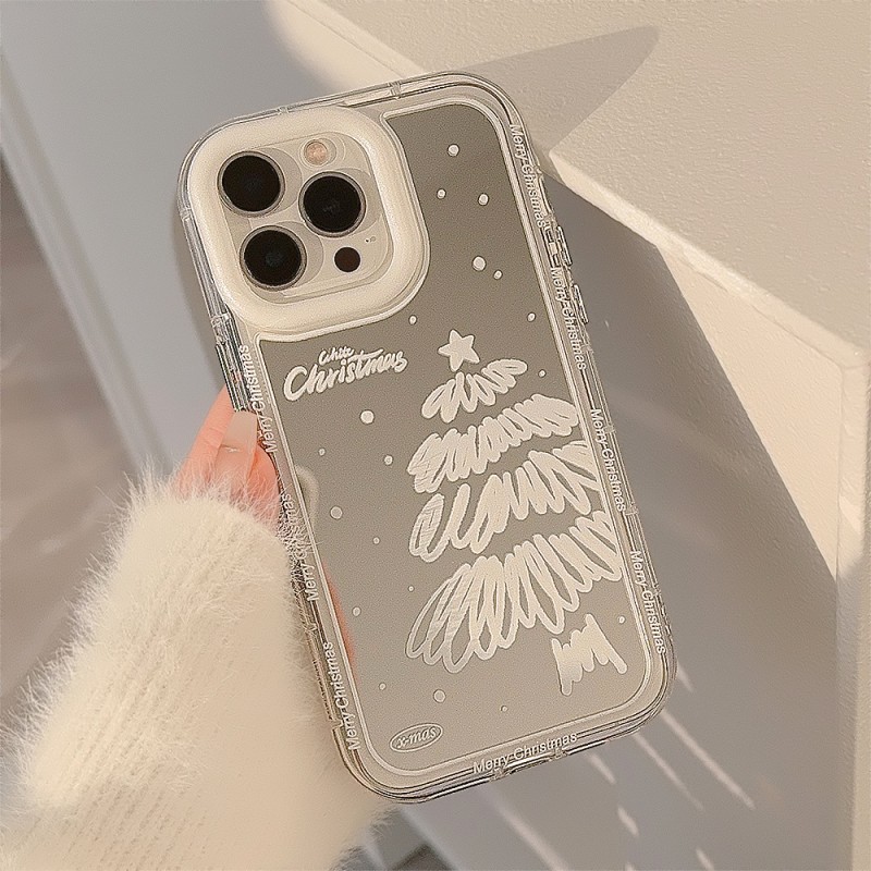 Snow White Christmas Tree Mirror Phone Case