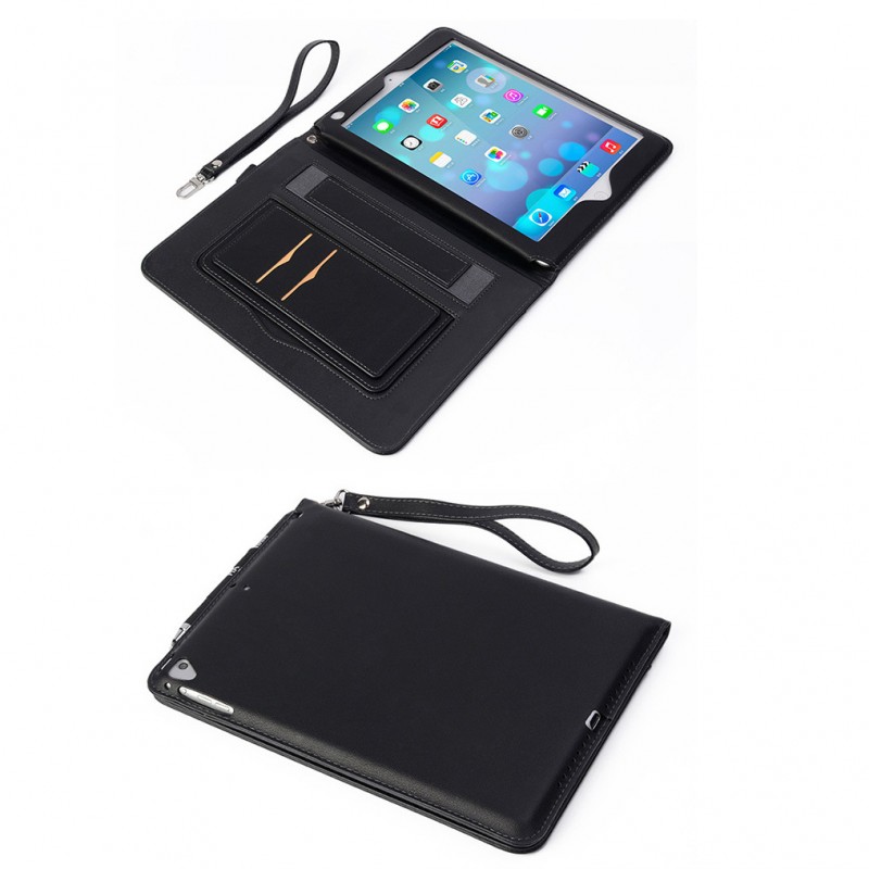 Business Hanging Strap Protective Case, Shockproof with Pen Slot for iPad