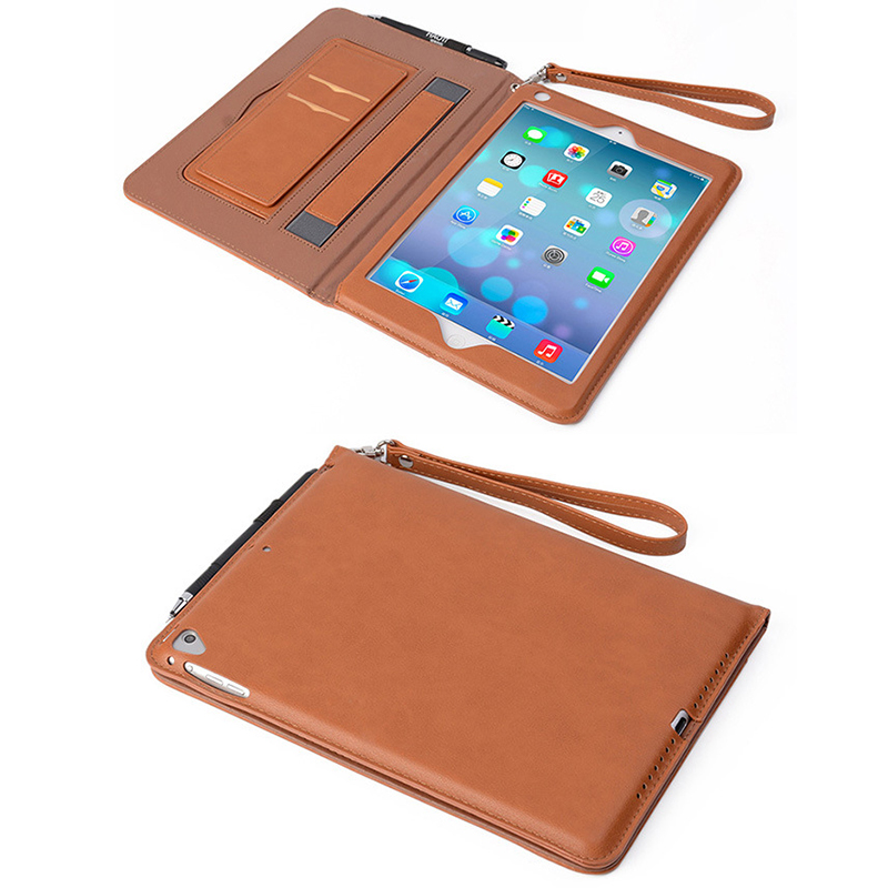 Business Hanging Strap Protective Case, Shockproof with Pen Slot for iPad