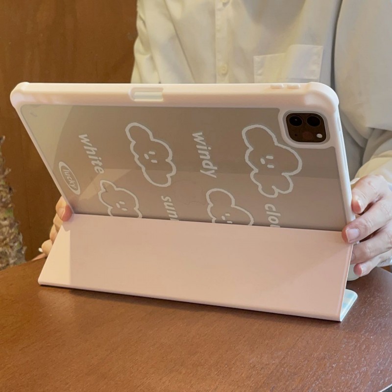 Cloud Magnetic iPad Protective Case with Pen Slot