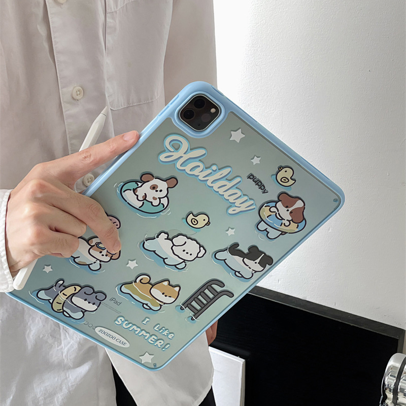 Cartoon Dog iPad Protective Case