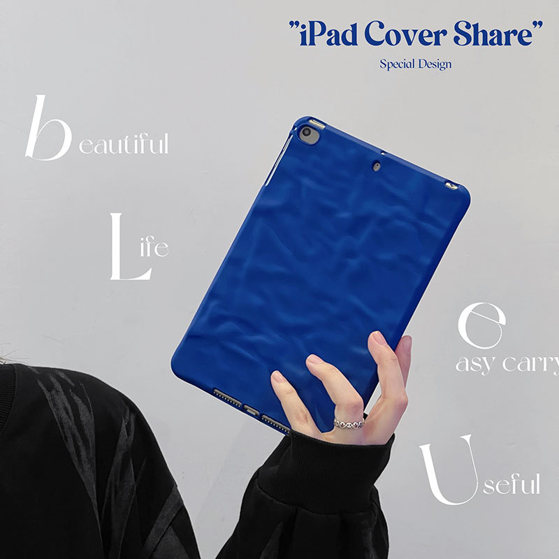 iPad Fold Crease Klein Blue Premium Soft Shell