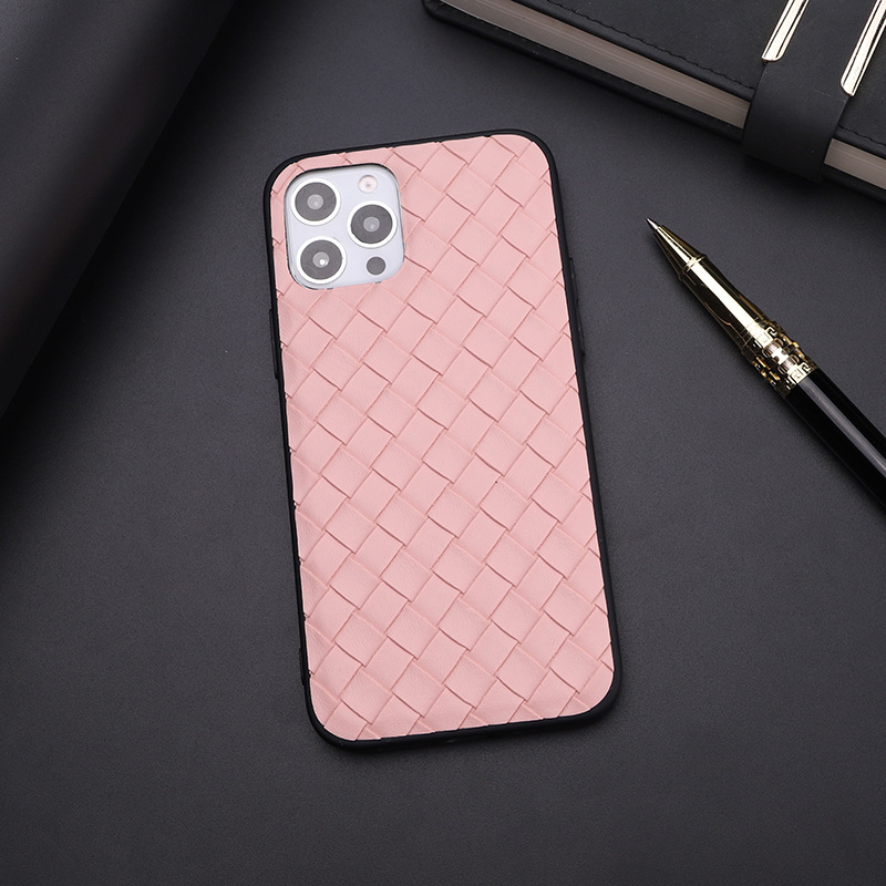 Heat Dissipation Woven PU Leather Protective Phone Case