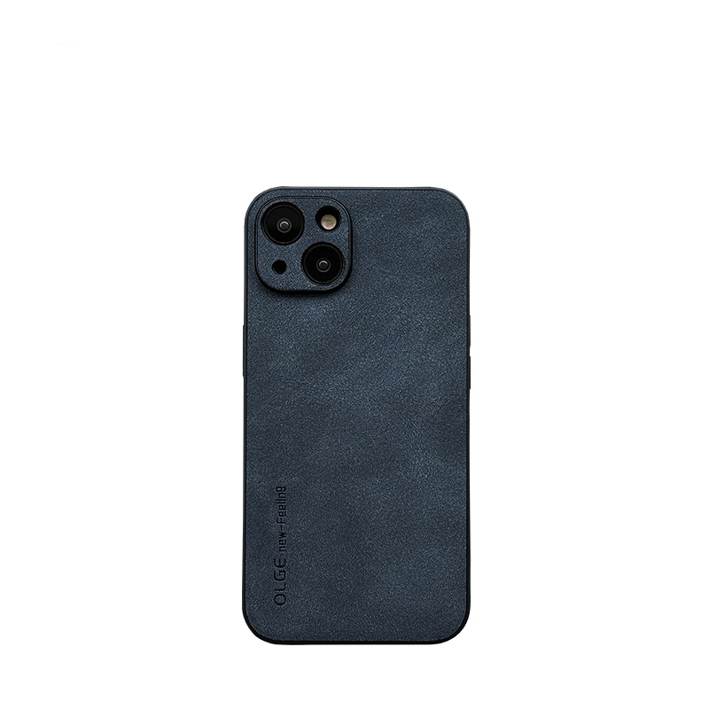 Matte Leather Phone Case with Full Coverage Shockproof