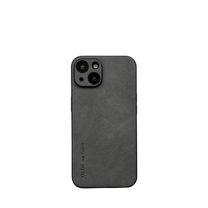 Matte Leather Phone Case with Full Coverage Shockproof