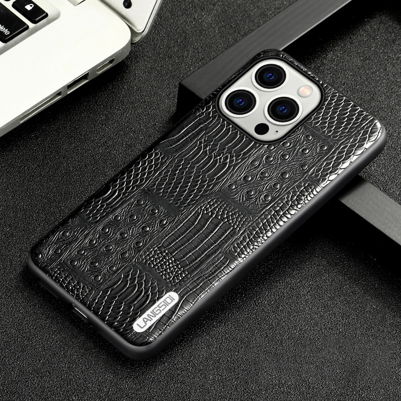 iPhone Real Leather High-End Business Phone Case