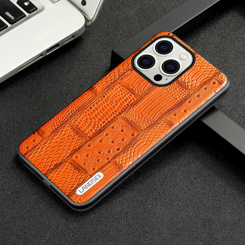 iPhone Real Leather High-End Business Phone Case