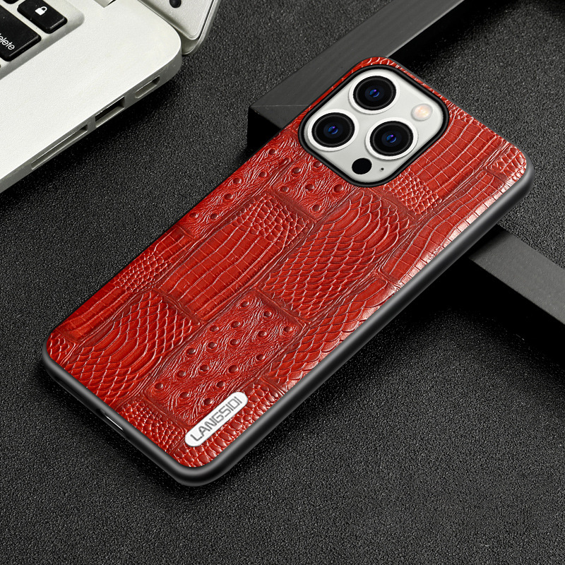 iPhone Real Leather High-End Business Phone Case