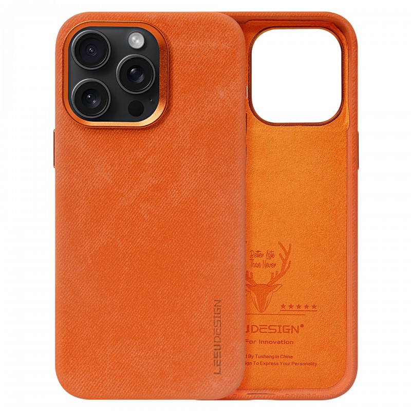 Full Coverage Leather Phone Case for iPhone with Shockproof Protection