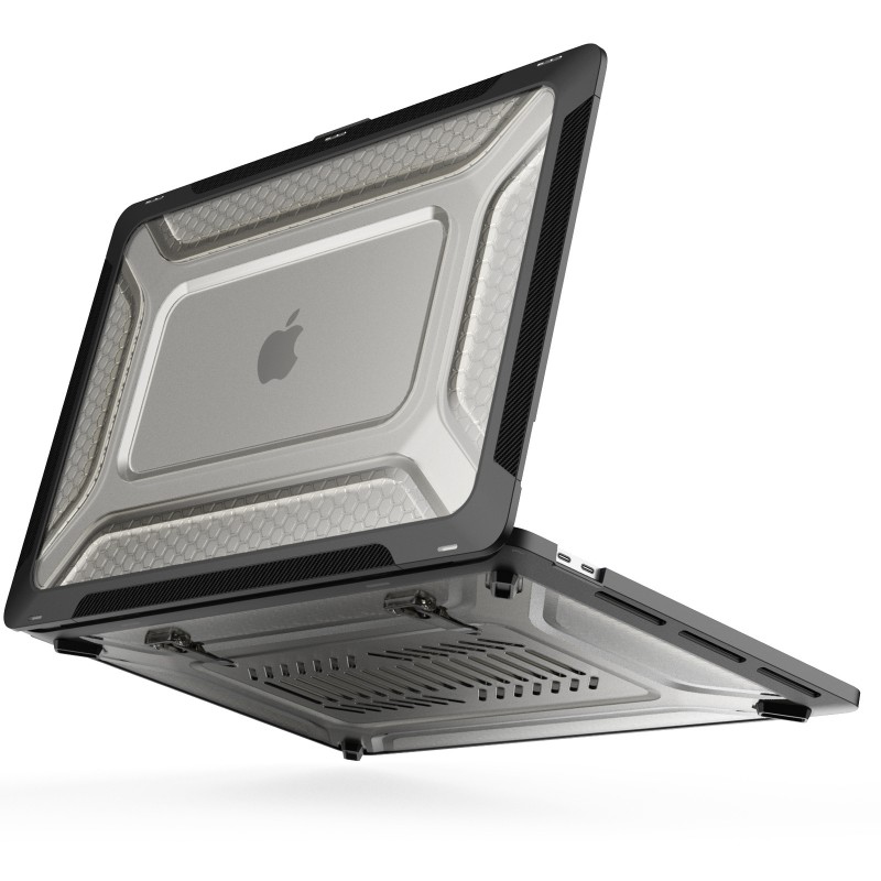 Apple Laptop Protective Case with Cooling PC Stand, Anti-Drop, and Matte Finish