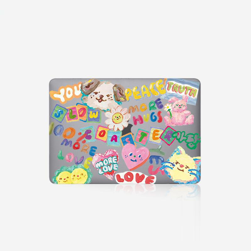 Oil Painting Style Apple Laptop Protective Case