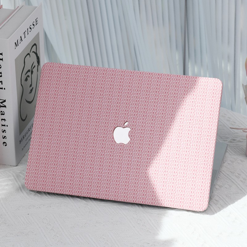 Straw Leather Macbook Cover