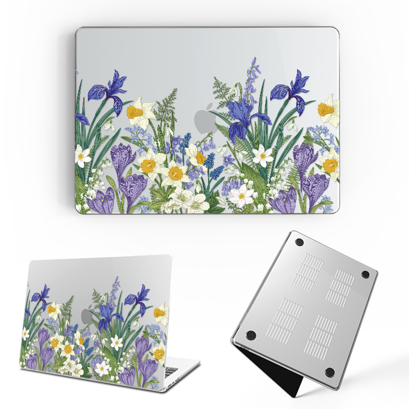 Floral Apple Laptop Protective Case