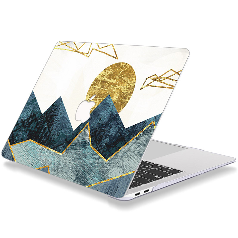 Sun Mountain and River Macbook Laptop Protective Case