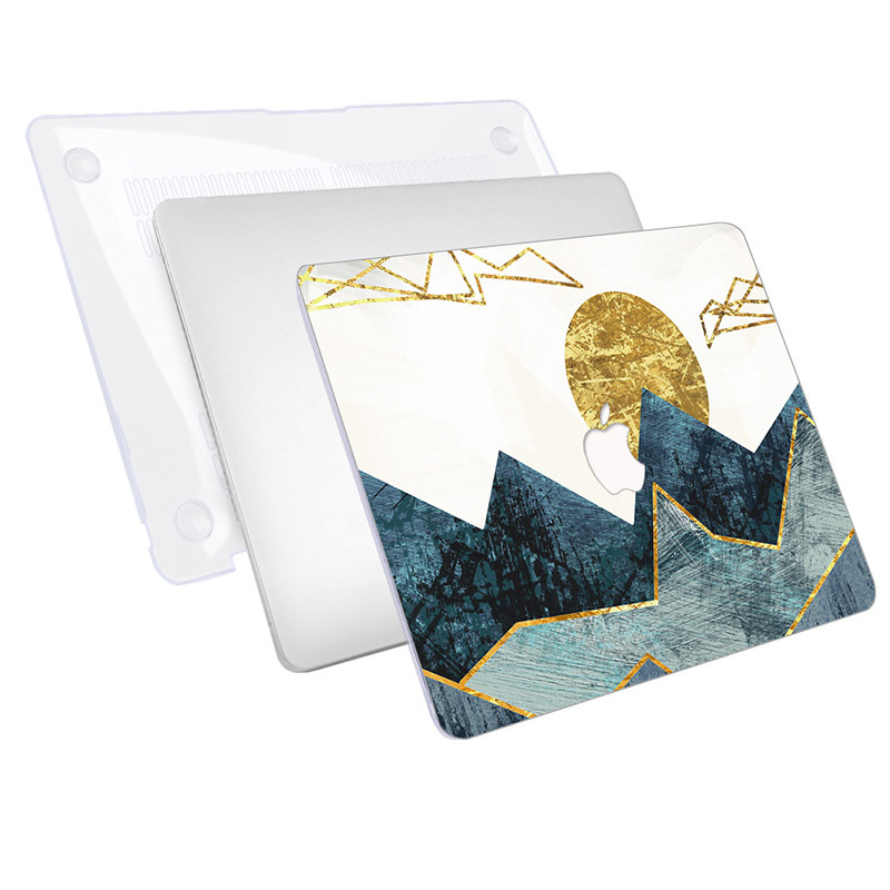 Sun Mountain and River Macbook Laptop Protective Case