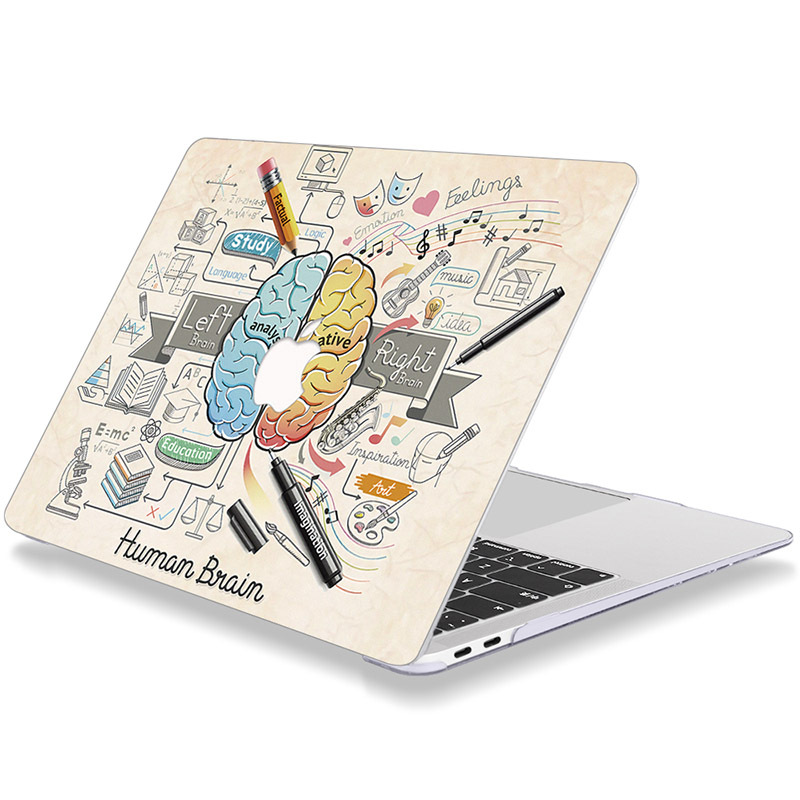 Human Brain Printed Macbook Laptop Protective Case