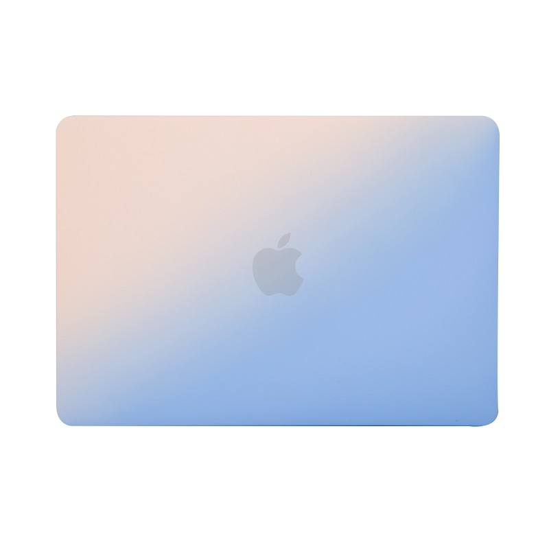 Macbook Gradient Cream Powder Blue TPU Protection Case