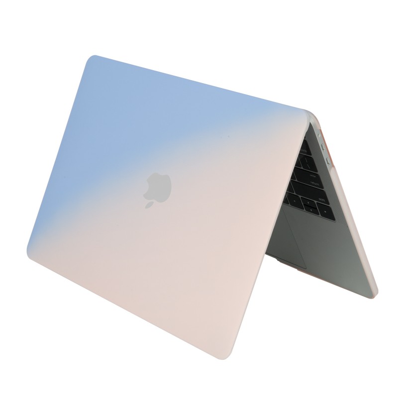 Macbook Gradient Cream Powder Blue TPU Protection Case