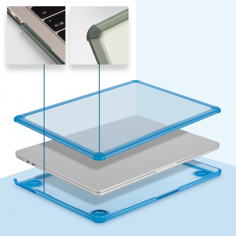 Macbook Transparent Color Protective Case Anti-drop