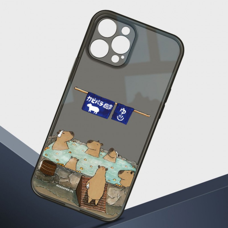 Protective Transparent Print Cartoon Case 