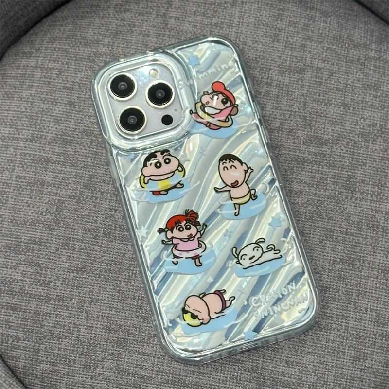 Swimming Japanese Cartoon Anti-drop Phone Case