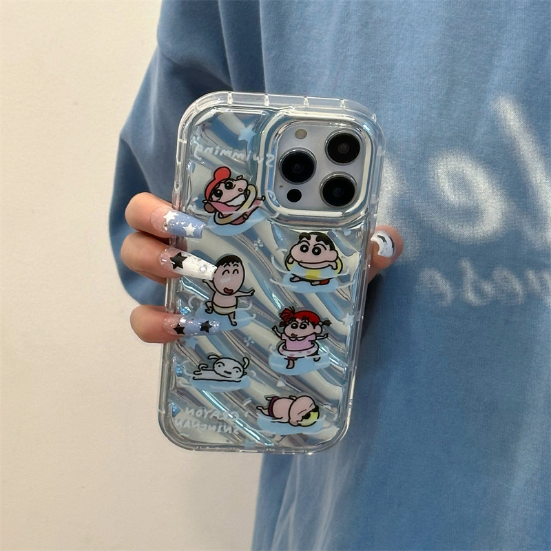 Swimming Japanese Cartoon Anti-drop Phone Case