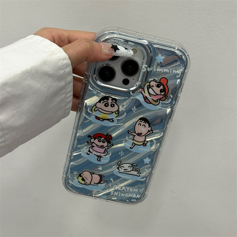 Swimming Japanese Cartoon Anti-drop Phone Case