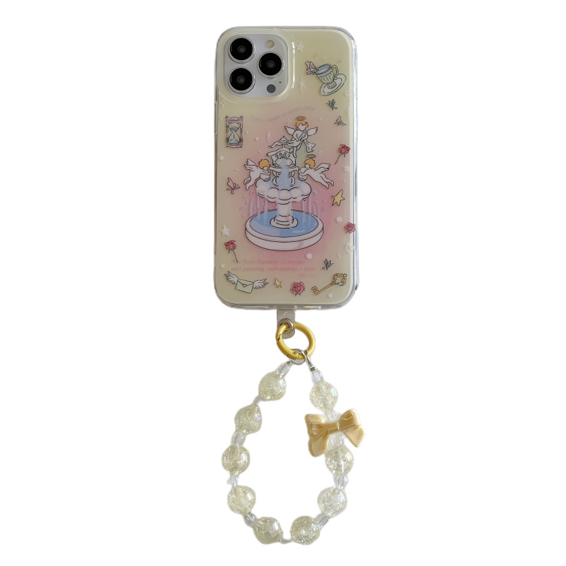 Cupid Fountain Apple Print Phone Case