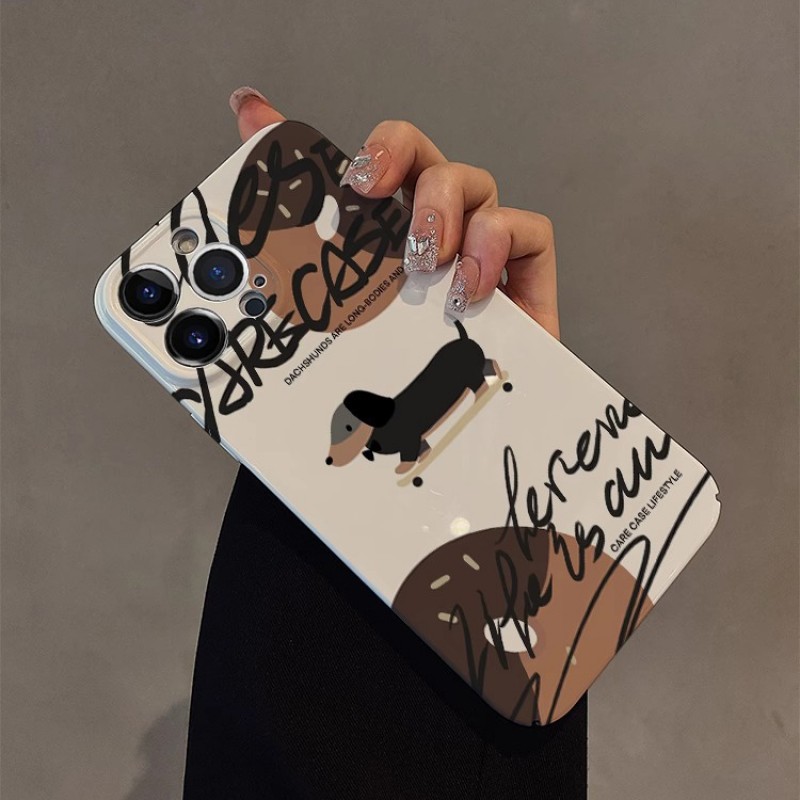 Dachshund Print Full Coverage Phone Case