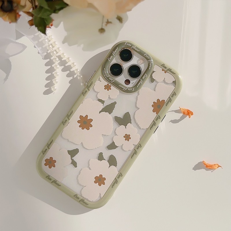 Oil Painting Flower Print Phone Case